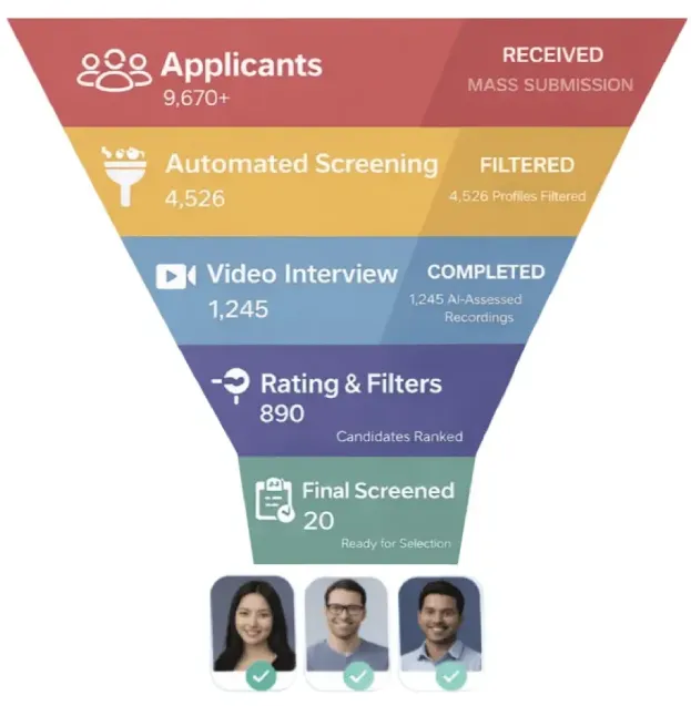 Automated Pre-Screening and Candidate Screening Process